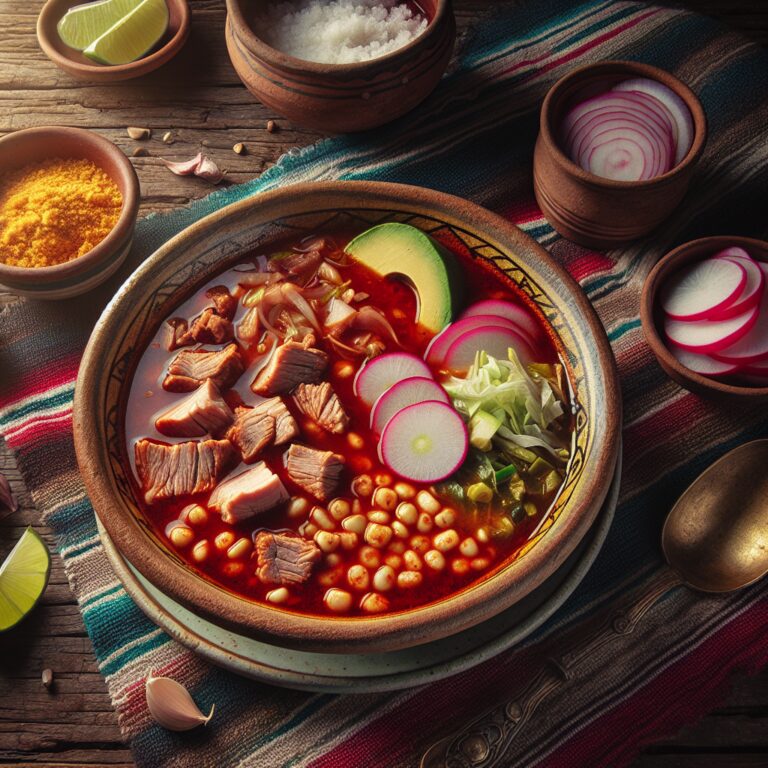 Pozole Rojo – Nationalgericht aus Mexiko