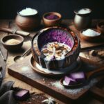 Nationalgericht Mikronesien: #Roasted Taro with Coconut Cream# (Rezept)