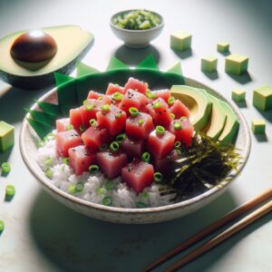 Nationalgericht Mikronesien: #Tuna Poke# (Rezept)