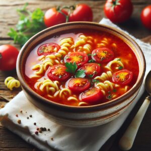 Nationalgericht Moldawien: #Supă de Roșii cu Tăiței# (Rezept)
