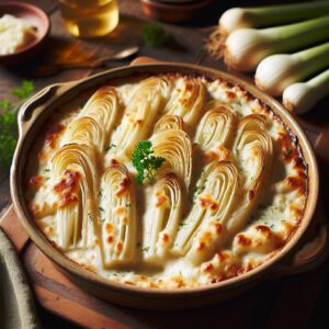 Nationalgericht Monaco: #Fenouil Gratiné# (Rezept)