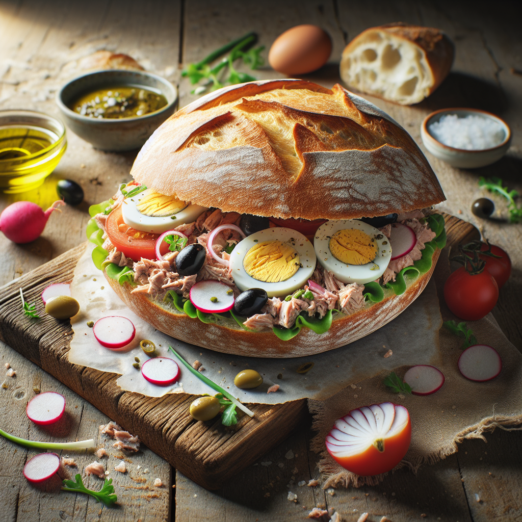 Nationalgericht Monaco: Pain Bagnat (Rezept)