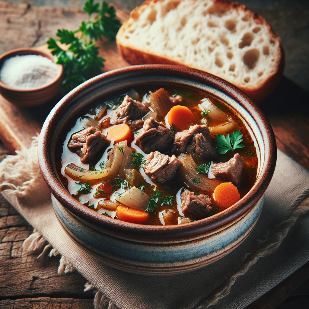 Nationalgericht Montenegro: Jagnjeća čorba (Rezept)