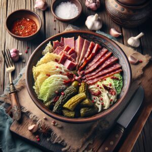 Nationalgericht Montenegro: #Raštan sa Suvim Mesom# (Rezept)