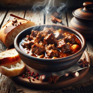 Nationalgericht Montenegro: #Vranac Gulaš# (Rezept)