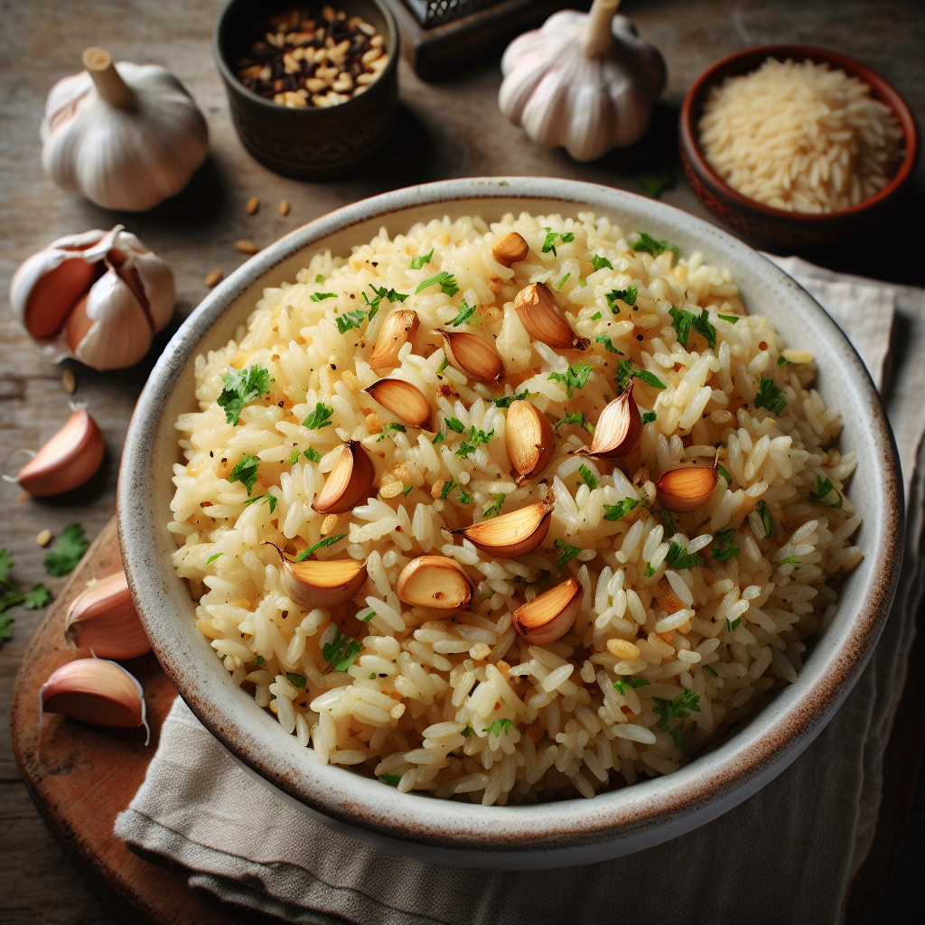 Nationalgericht Myanmar: Garlic Rice (Rezept)