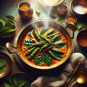 Nationalgericht Myanmar: #Tamarind Leaf Curry# (Rezept)