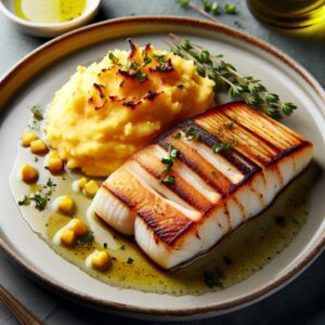 Nationalgericht Namibia: #Gegrillter Kabeljau mit Maisbrei# (Rezept)