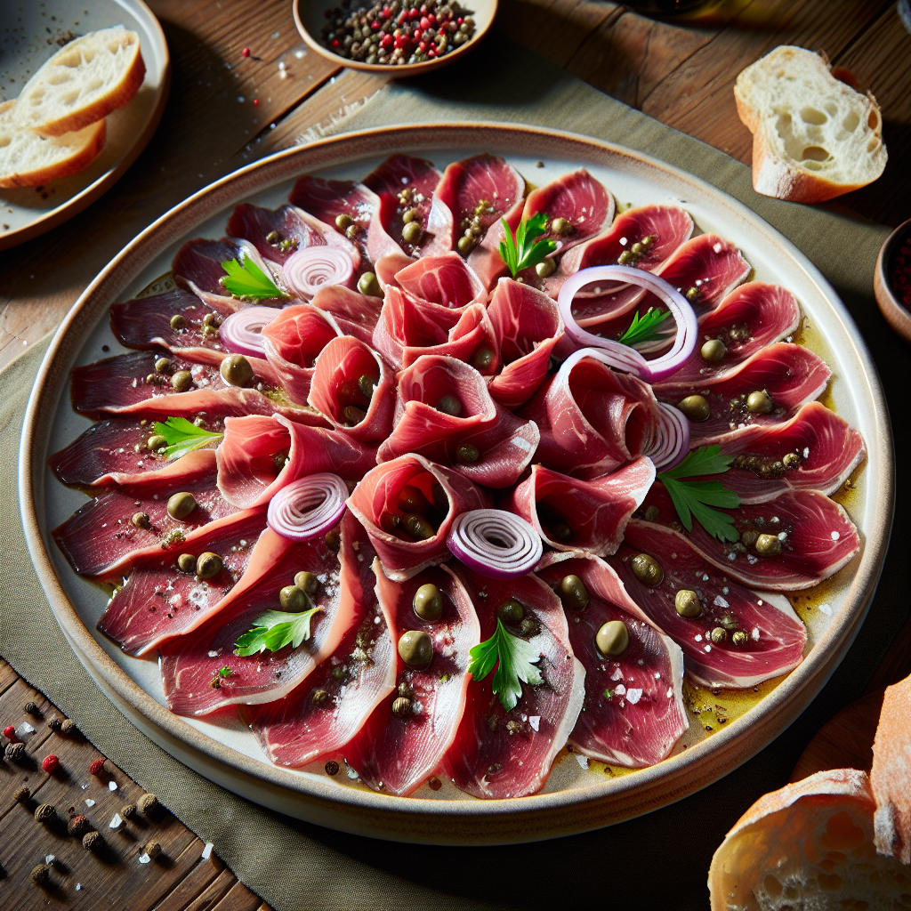 Nationalgericht Namibia: Oryx Carpaccio (Rezept)