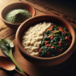 Nationalgericht Namibia: #Oshifima mit Ombidi# (Rezept)