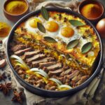 Nationalgericht Namibia: #Wildfleisch-Bobotie# (Rezept)