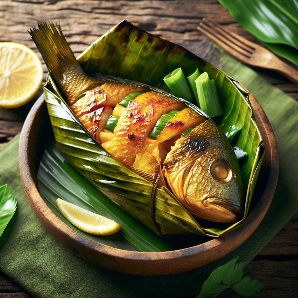 Nationalgericht Nauru: Fisch in Bananenblättern (Rezept)