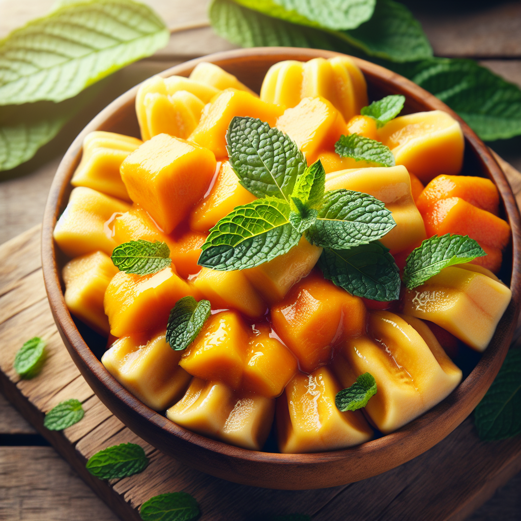 Nationalgericht Nauru: Fruchtiger Pawpaw-Salat (Rezept)