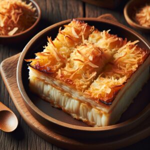Nationalgericht Nauru: #Taro-Kokos-Auflauf# (Rezept)