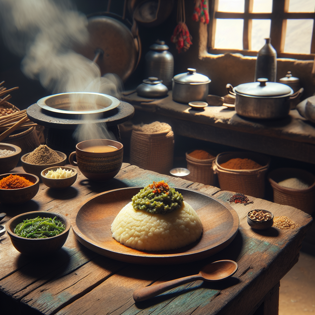 Nationalgericht Nepal: Dhindo (Rezept)
