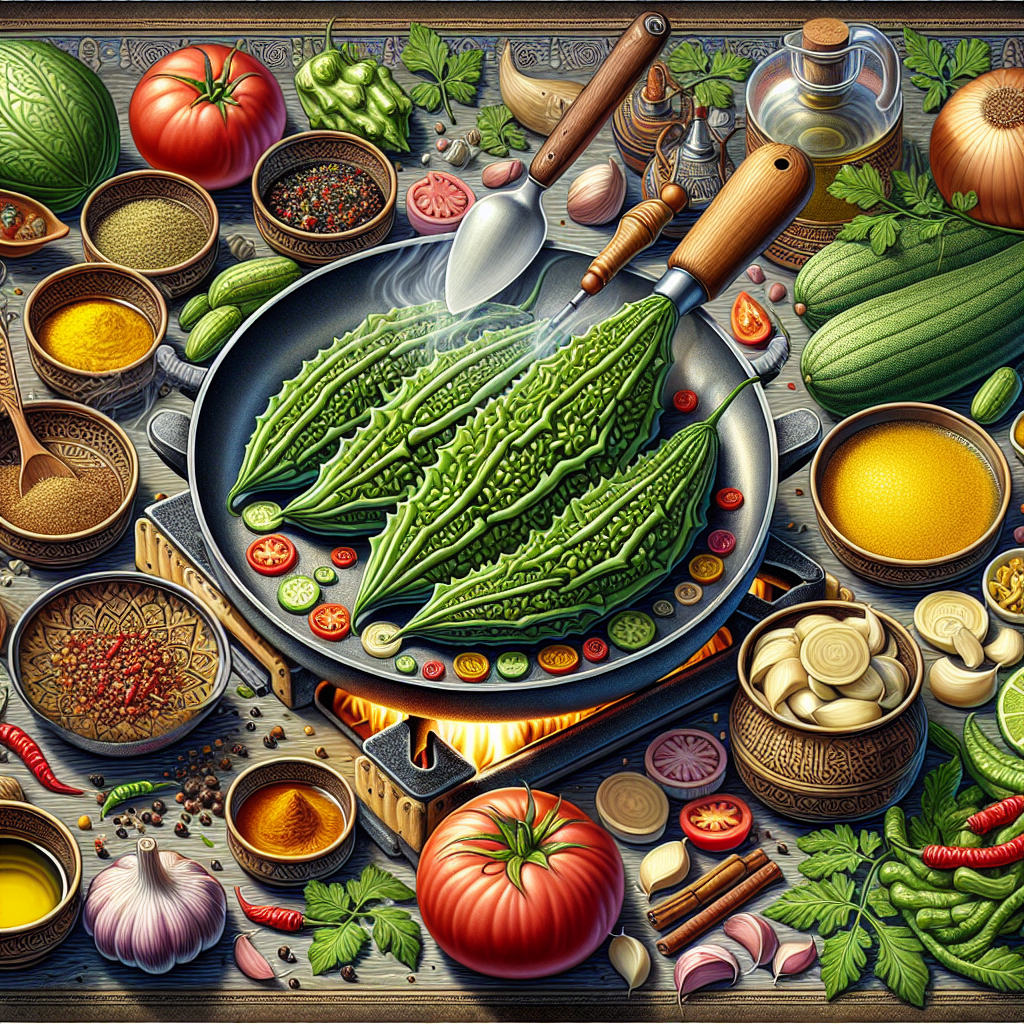 Nationalgericht Nepal: Karela Tarkari (Rezept)