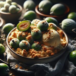 Nationalgericht Neuseeland: #Feijoa Crumble# (Rezept)