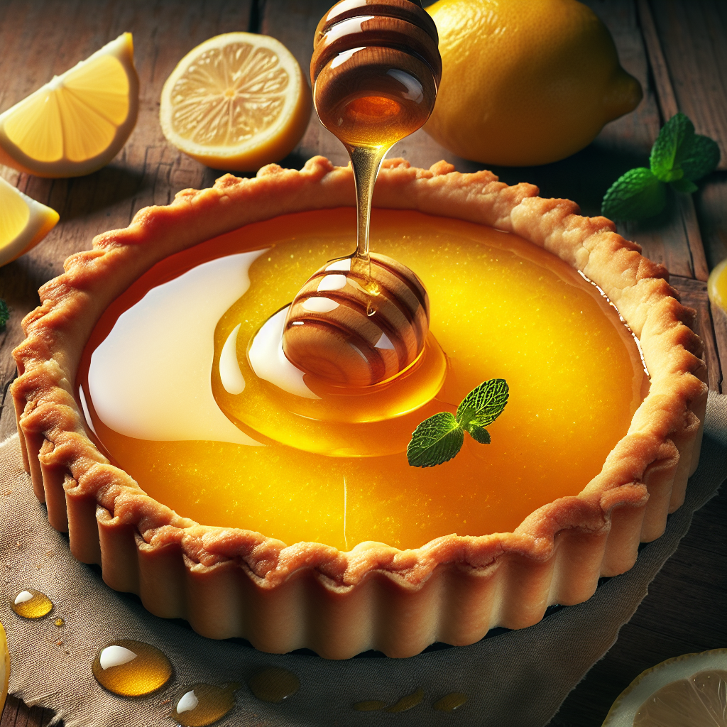 Nationalgericht Neuseeland: Lemon Honey Tart (Rezept)
