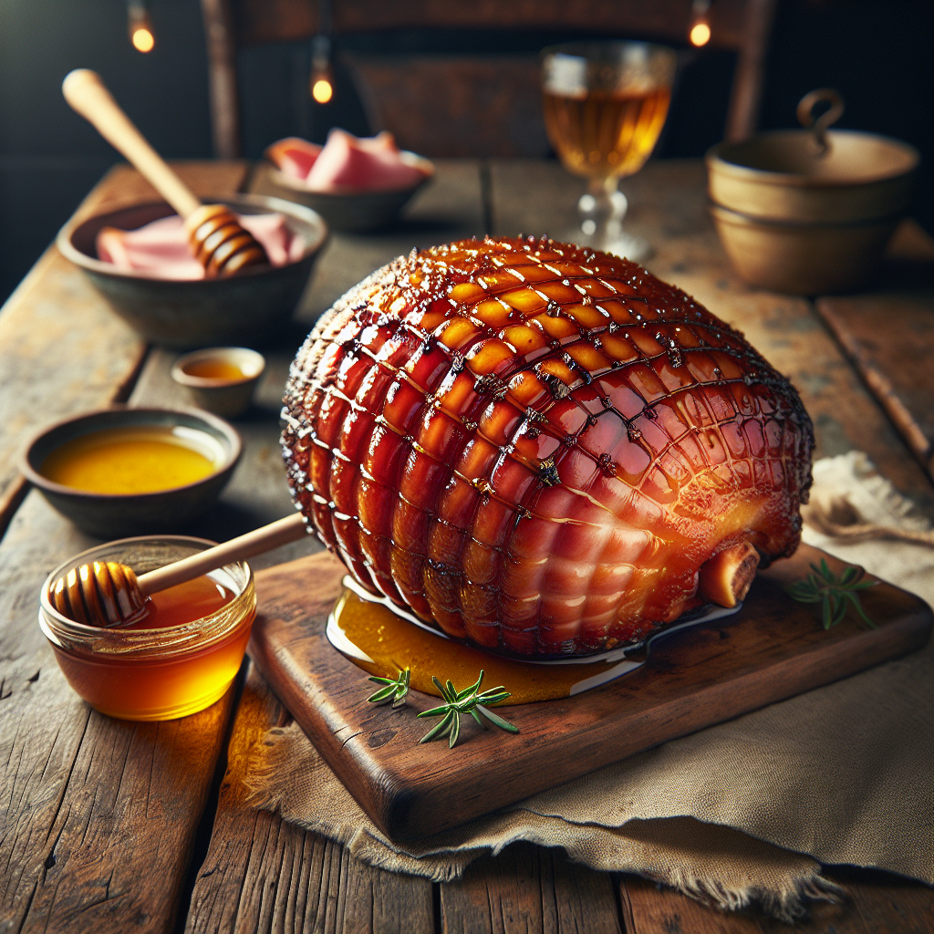 Nationalgericht Neuseeland: Manuka Honey Glazed Ham (Rezept)