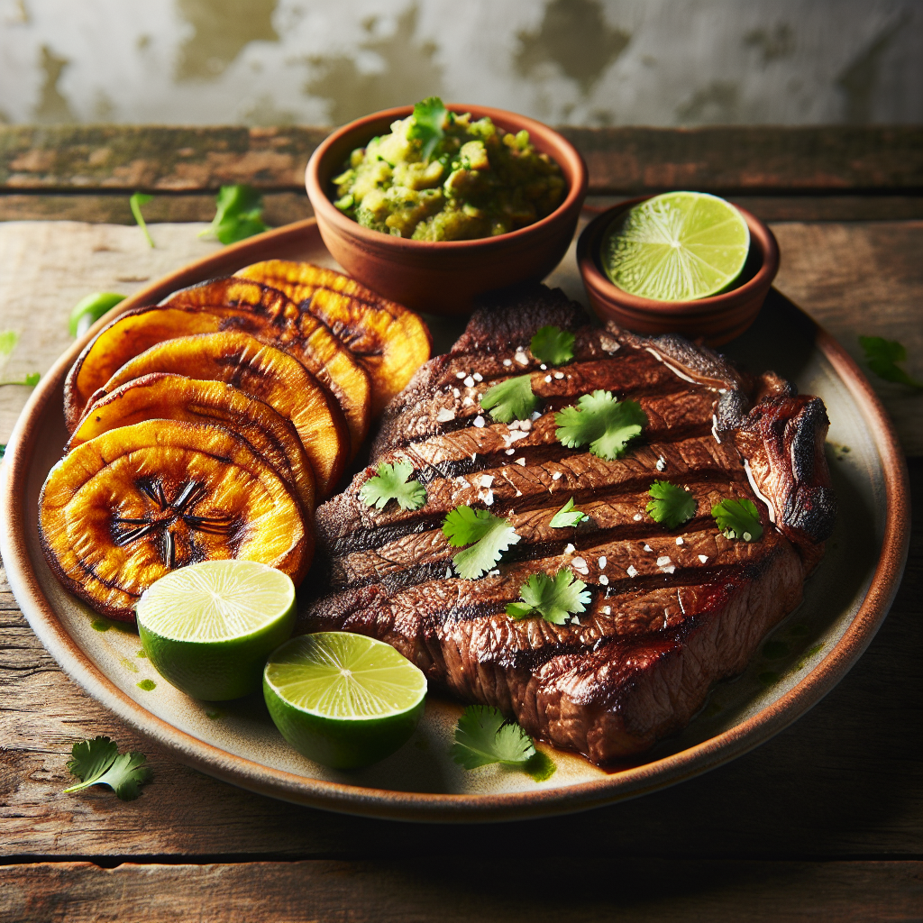 Nationalgericht Nicaragua: Carne Asada con Tajadas (Rezept)