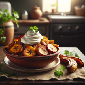 Nationalgericht Nicaragua: #Maduros con Crema# (Rezept)