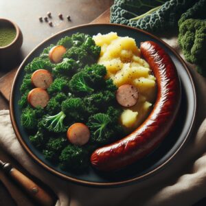 Nationalgericht Niederlande: #Boerenkool met Rookworst# (Rezept)