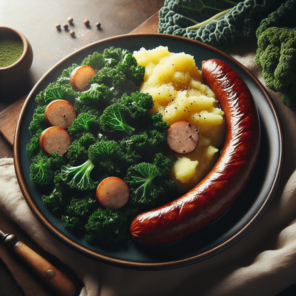 Nationalgericht Niederlande: Boerenkool met Rookworst (Rezept)