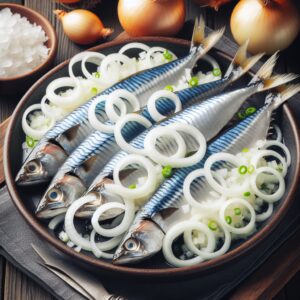 Nationalgericht Niederlande: #Haring met Uitjes# (Rezept)