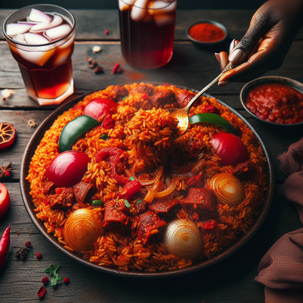 Nationalgericht Niger: Jollof Rice Niger-Style (Rezept)