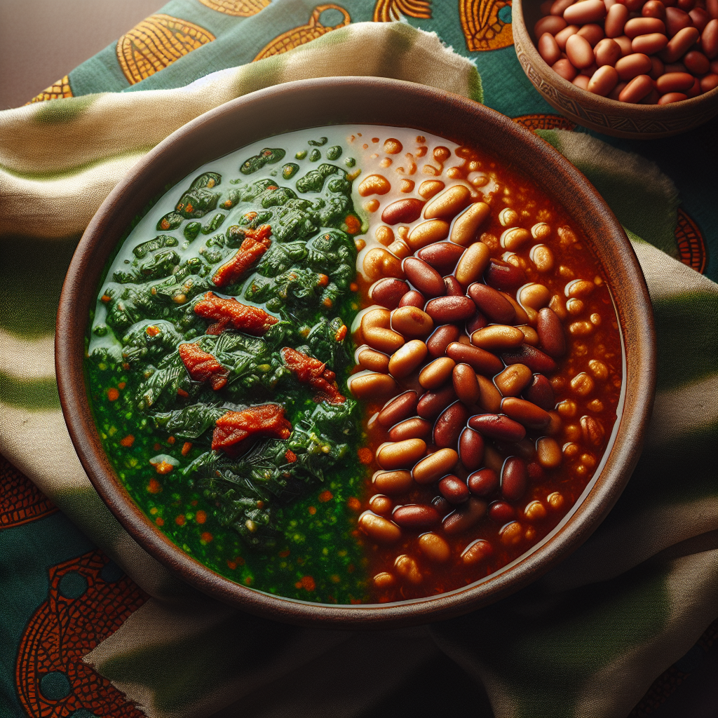 Nationalgericht Nigeria: Gbegiri and Ewedu Soup (Rezept)