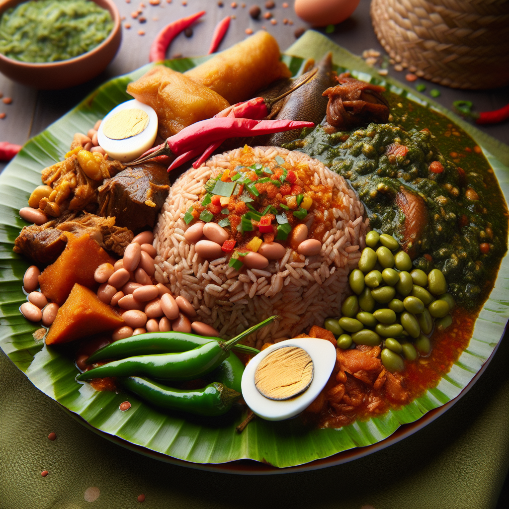 Nationalgericht Nigeria: Ofada Rice and Ayamase (Rezept)