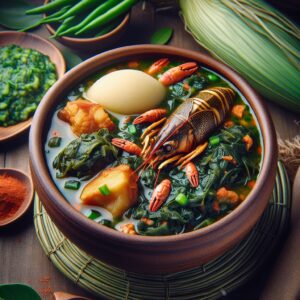 Nationalgericht Nigeria: #Okazi Soup# (Rezept)