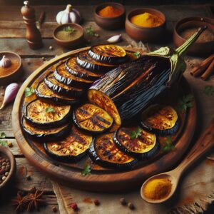Nationalgericht Oman: #Baked Eggplant with Spices# (Rezept)