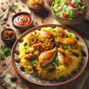 Nationalgericht Oman: #Chicken Majboos# (Rezept)