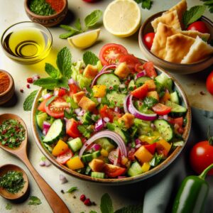 Nationalgericht Oman: #Fattoush# (Rezept)