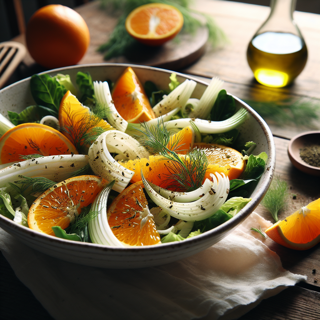 Nationalgericht Oman: Fennel and Orange Salad (Rezept)