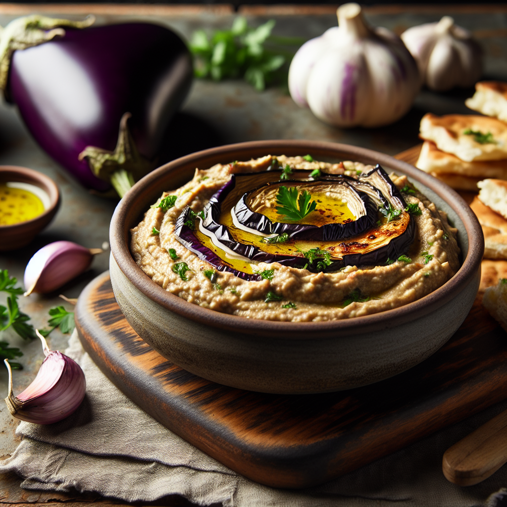 Nationalgericht Oman: Roasted Eggplant Dip (Rezept)