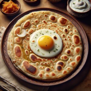 Nationalgericht Pakistan: #Anda Paratha# (Rezept)