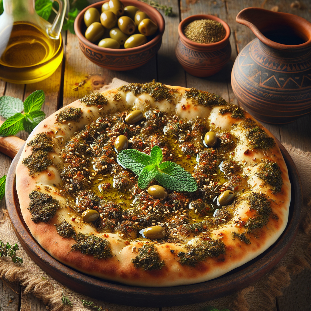 Nationalgericht Palästina: Za’atar Manaqish (Rezept)