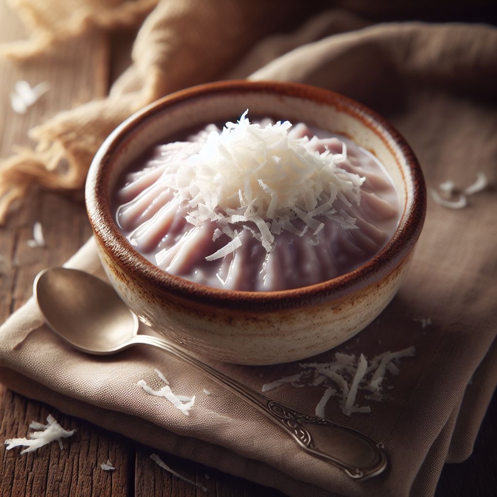 Nationalgericht Palau: Coconut Taro Pudding (Rezept)