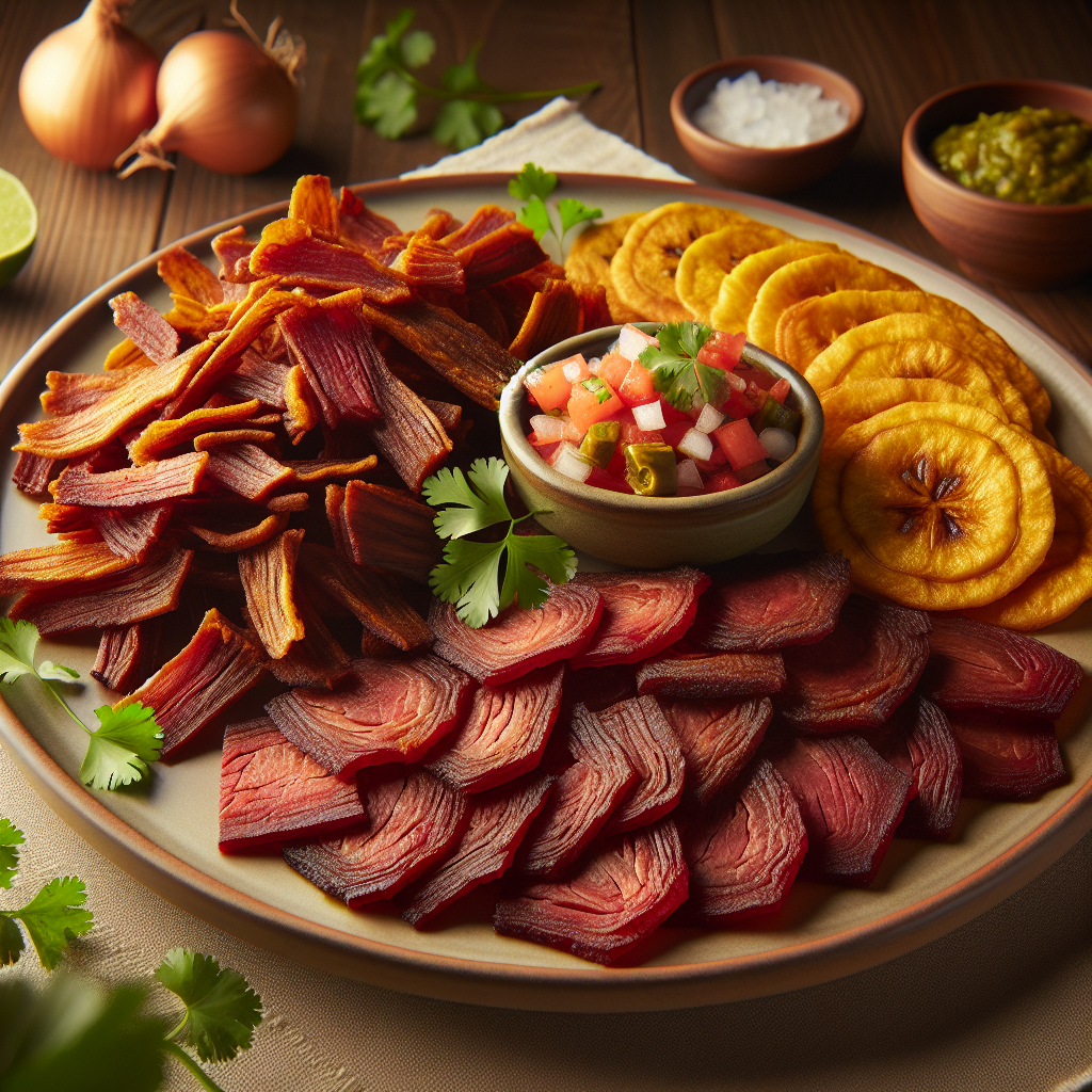 Nationalgericht Panama: Tasajo con Patacones (Rezept)