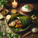 Nationalgericht Papua-Neuguinea: #Banana Leaf Baked Fish# (Rezept)