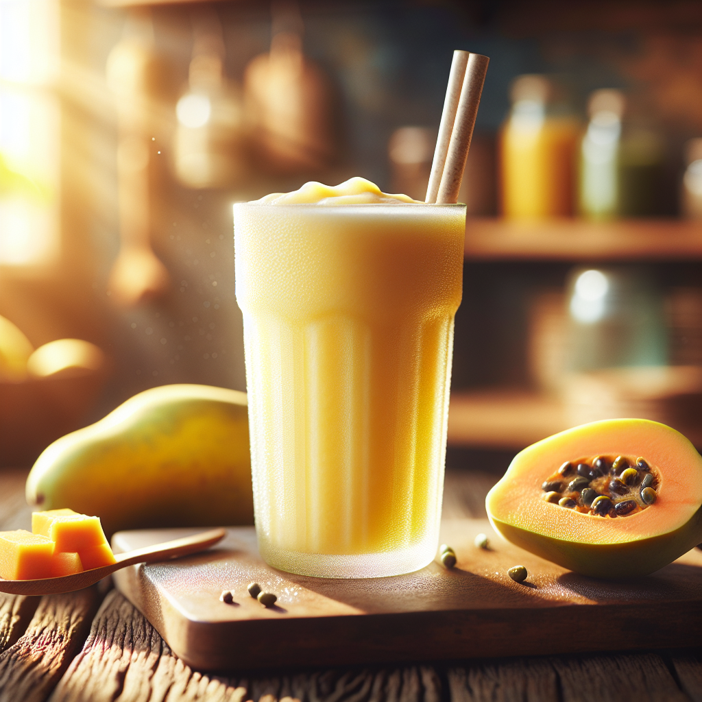 Nationalgericht Papua-Neuguinea: Pawpaw Smoothie (Rezept)
