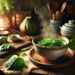 Nationalgericht Papua-Neuguinea: #Taro Leaf Soup# (Rezept)