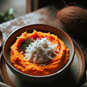 Nationalgericht Papua-Neuguinea: #Yam and Coconut Mash# (Rezept)