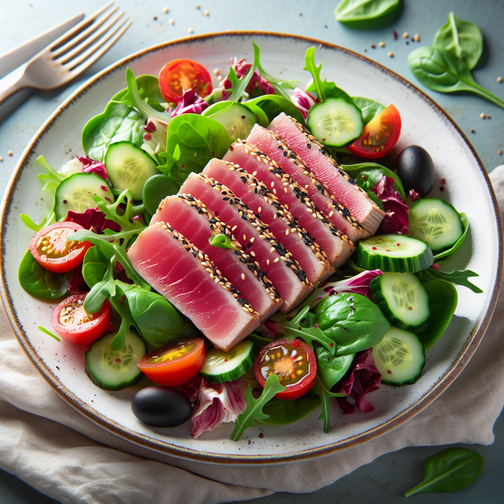 Nationalgericht Papua-Neuguinea: Yellowfin Tuna Salad (Rezept)