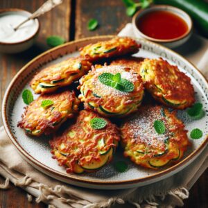 Nationalgericht Papua-Neuguinea: #Zucchini and Coconut Fritters# (Rezept)