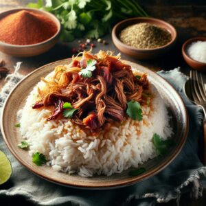 Nationalgericht Paraguay: #Arroz con Charque# (Rezept)