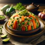Nationalgericht Peru: #Arroz Tapado de Verduras# (Rezept)