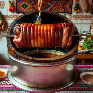 Nationalgericht Peru: #Chancho al Cilindro# (Rezept)
